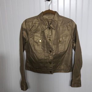 Lauren Jeans Co. Ralph Lauren Gold Denim Jacket